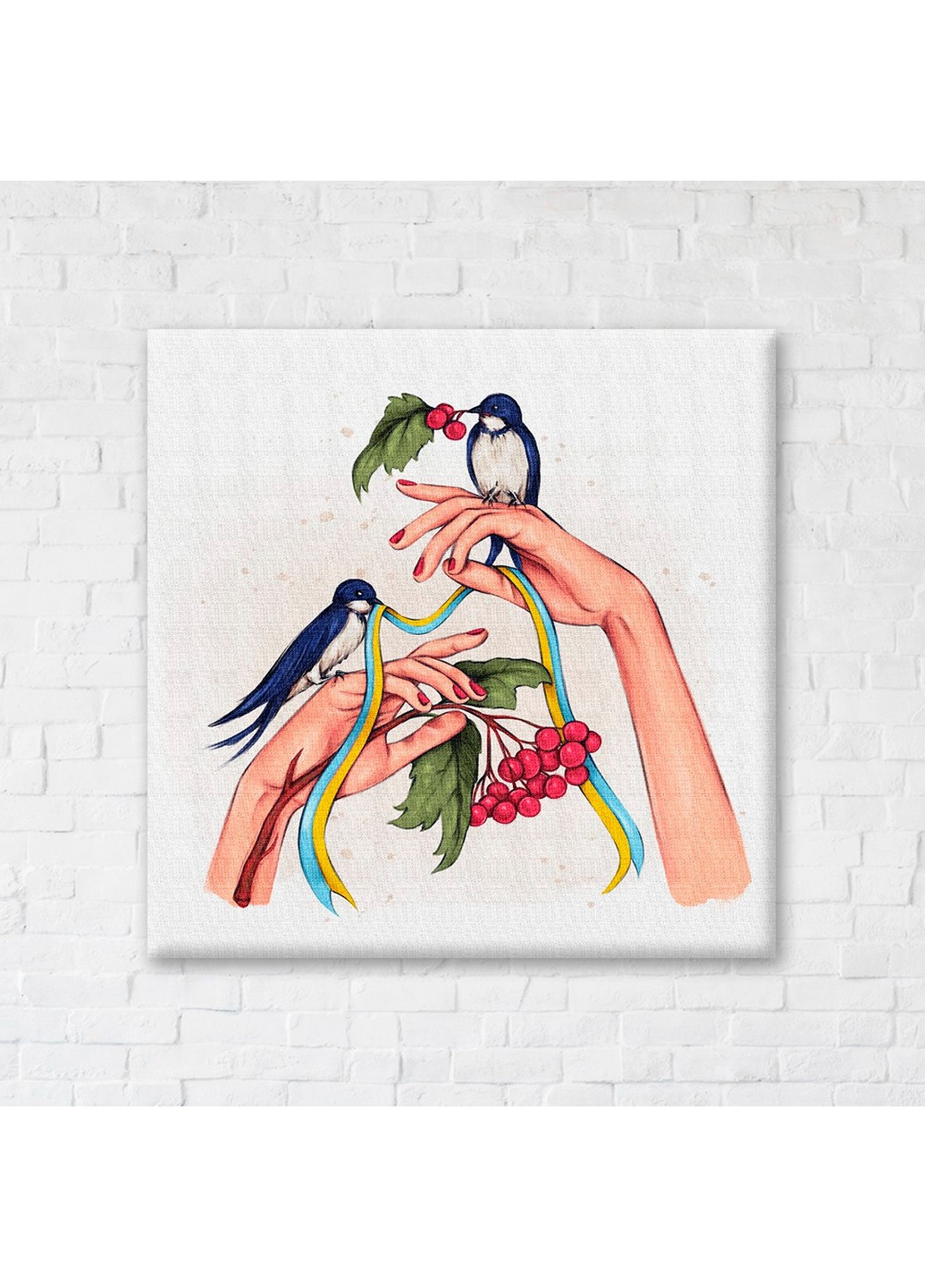 Картина-постер в руках надежда ©Alla Berezovska 50х50 см Brushme (255373534)