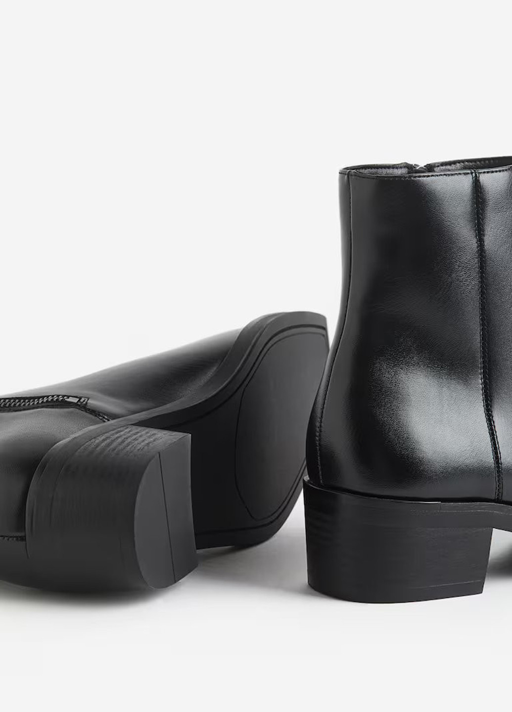 Черные осенние ботинки H&M