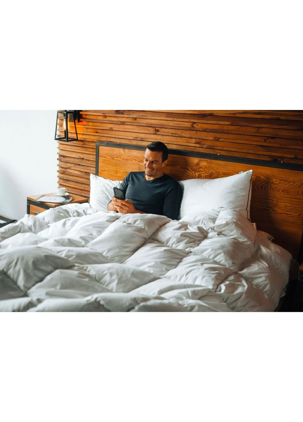 Ковдра MirSon пухова DeLuxе 029 демі 220x240 см (2200000000248) No Brand (254013636)