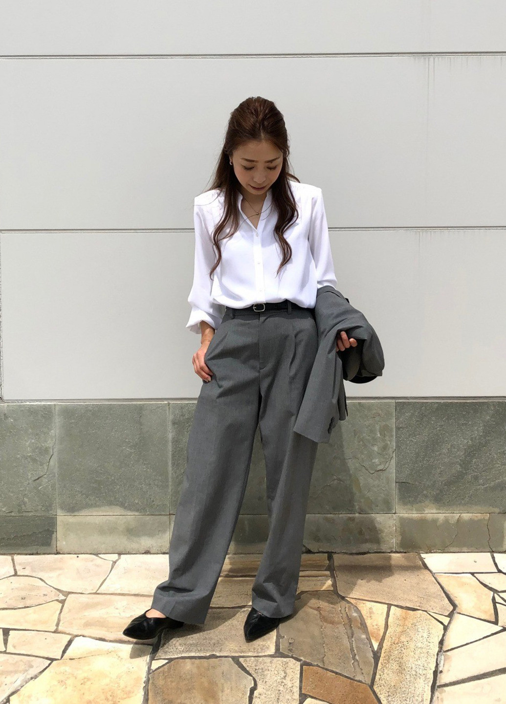 Біла блузка Uniqlo