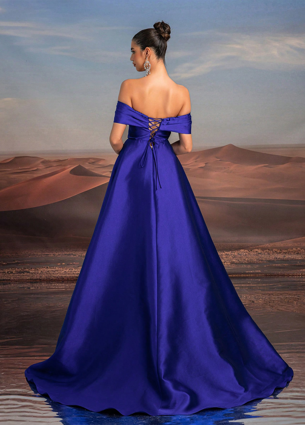 Фиолетовое праздничный, вечернее платье а-силуэт SHEIN однотонное