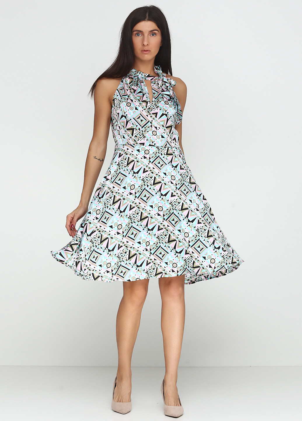 Комбінована кежуал сукня Traffic People з малюнком