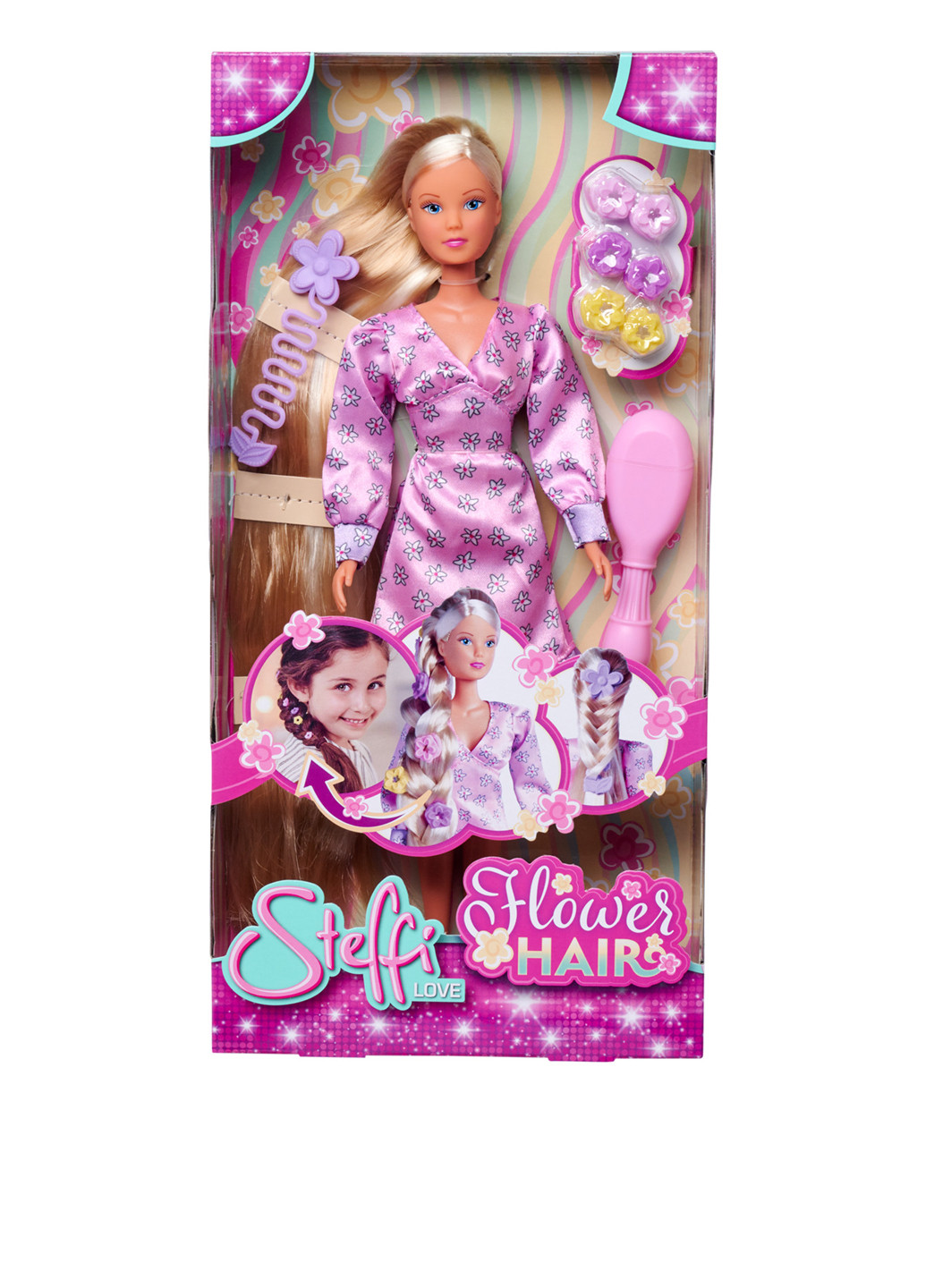 Кукольный набор Штеффи "Цветочная прическа", 16х32х5 см Steffi & Evi Love (286301217)