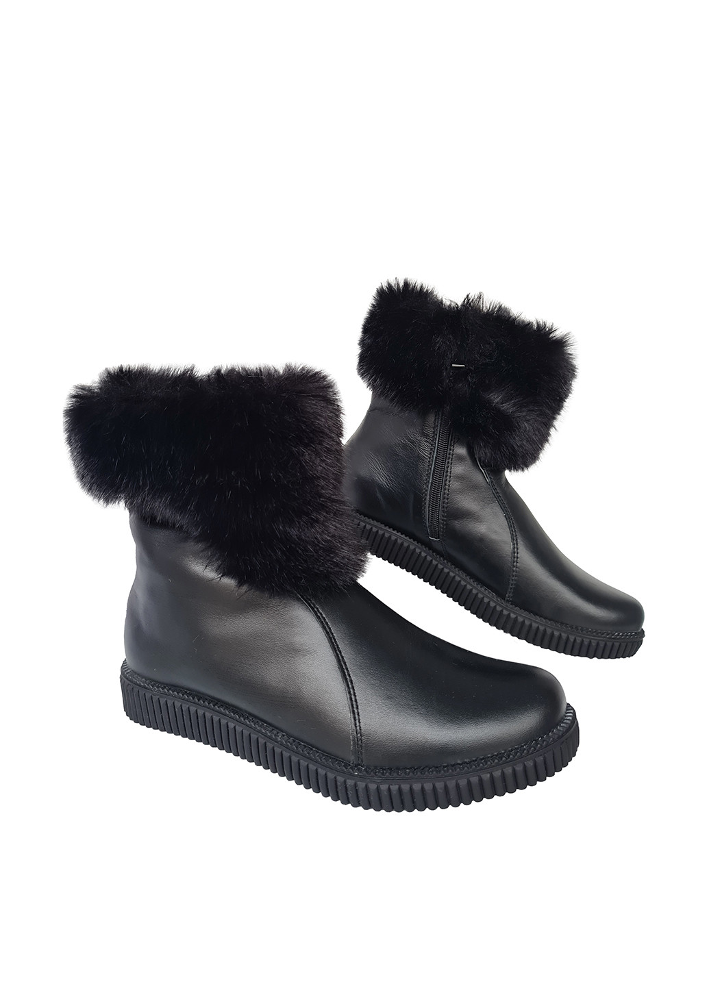 Черные кэжуал зимние ботинки Donna