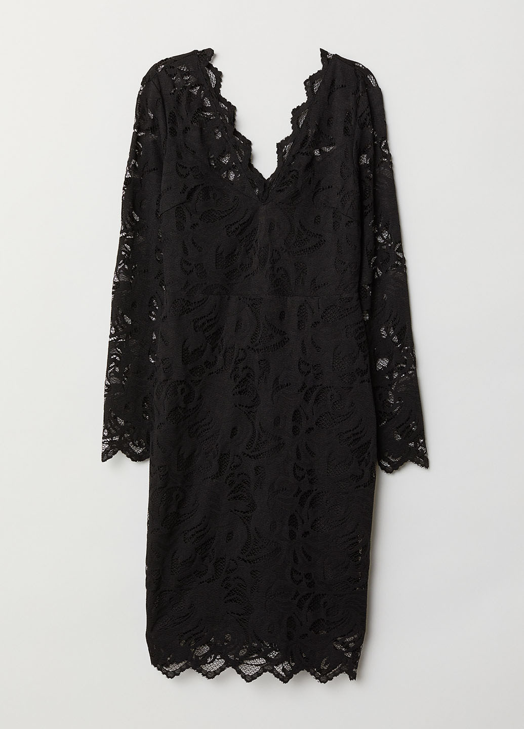 Черное кэжуал платье H&M