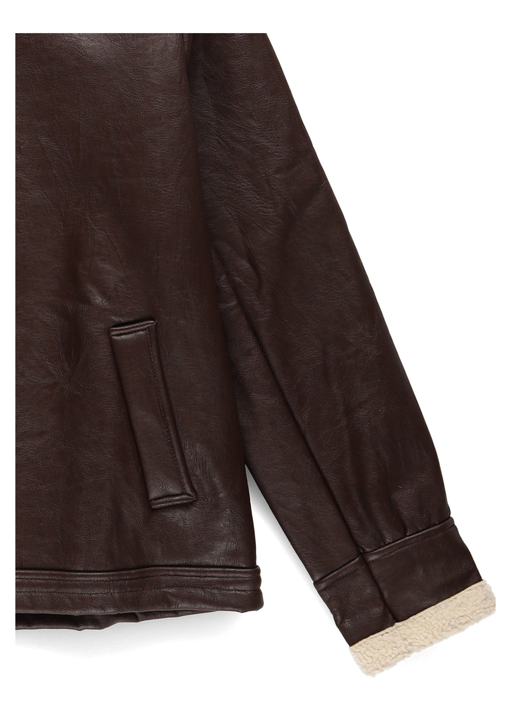 Темно-коричнева демісезонна куртка Boohoo