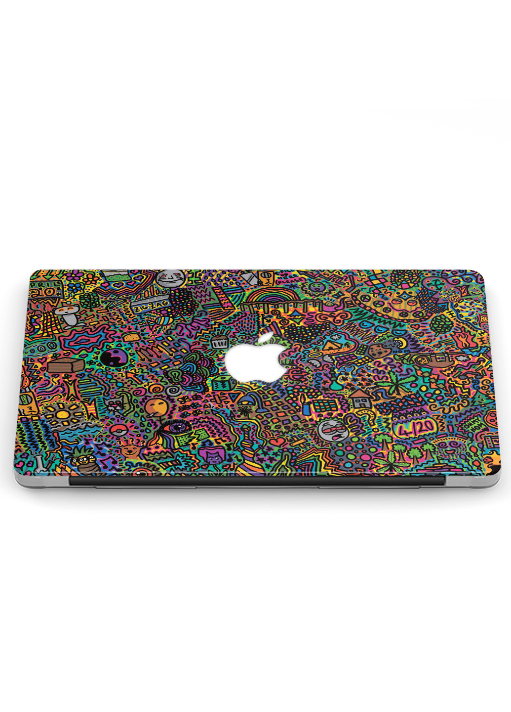 Чехол пластиковый для Apple MacBook Air 13 A1466 / A1369 Абстракция Психоделик (Abstraction Psychedelic) (6351-2708) MobiPrint (219125892)