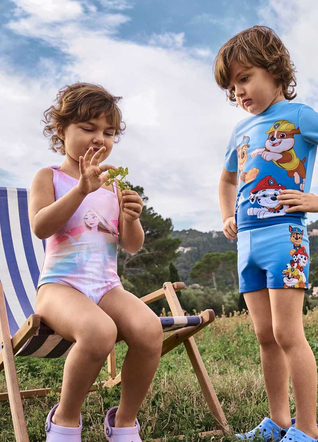 Комбінований літній купальник суцільний C&A