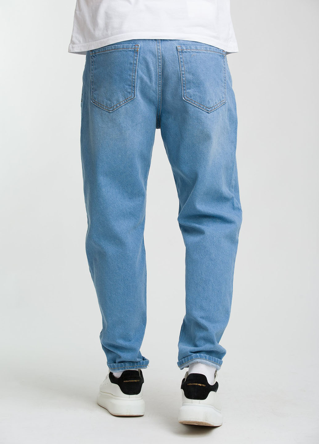 Светло-синие демисезонные бойфренды джинсы Trend Collection