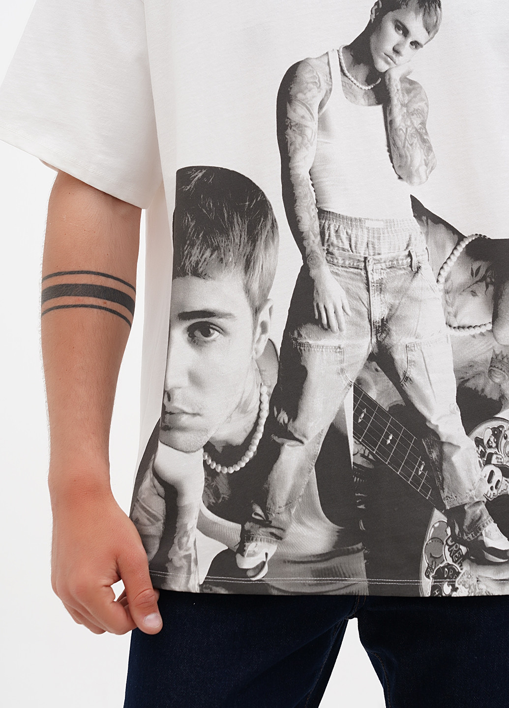 Белая футболка H&M