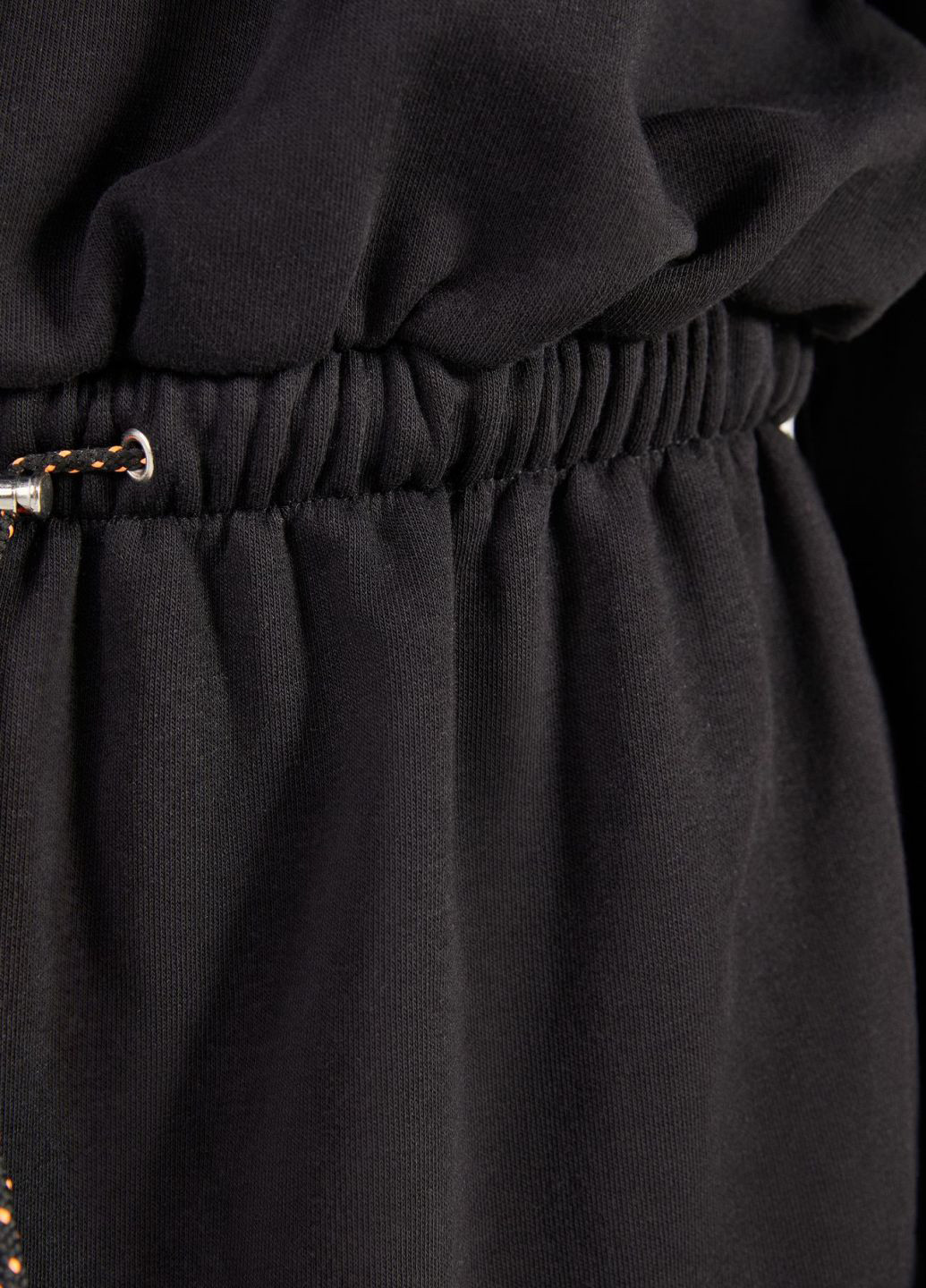 Черное кэжуал платье клеш Bershka однотонное