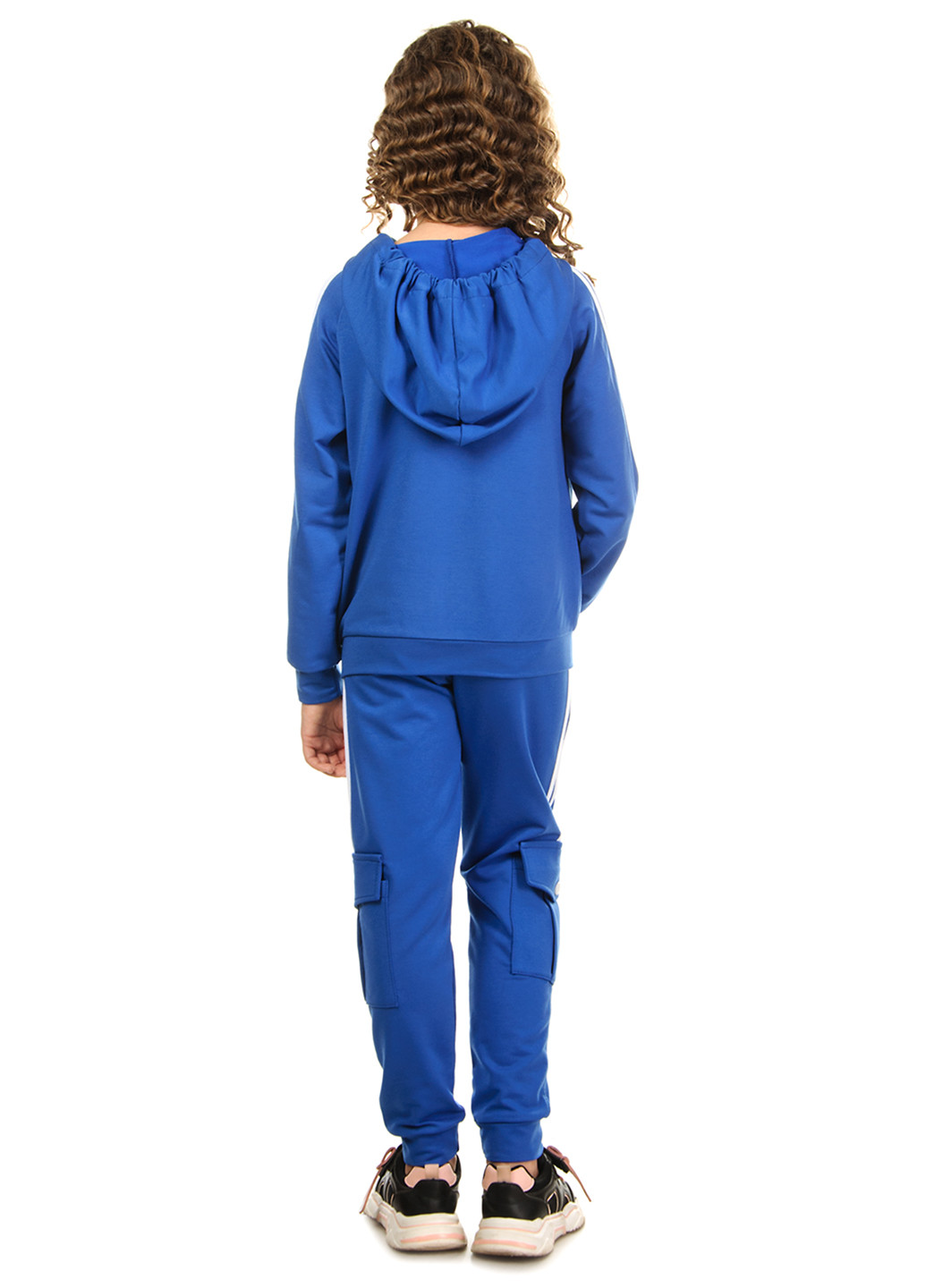 Синій демісезонний костюм (толстовка, брюки) брючний ViDa