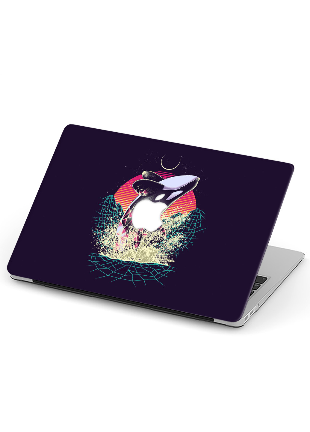 Чехол пластиковый для Apple MacBook Pro 13 A1278 Арт кит (Art whale) (6347-2171) MobiPrint (218987574)