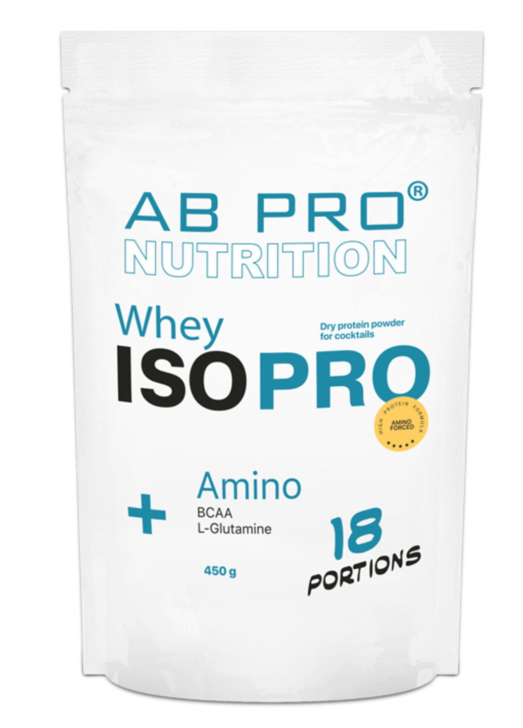 Протеин изолят ISO PRO Whey+ Amino 450 г манго AB PRO на сушку (228100204)