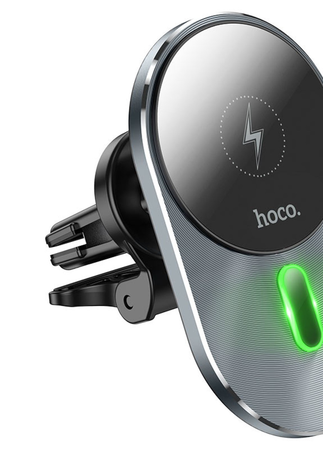 Автомобильный держатель телефона с MagSafe и беспроводной зарядкой 15W для iPhone Magic Черный Hoco ca91 (255982924)