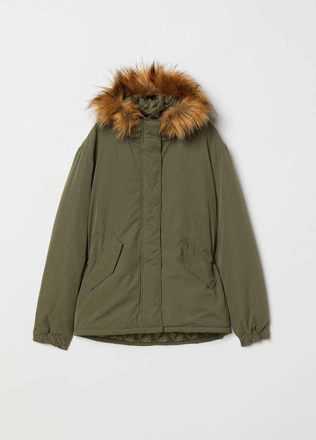 Оливковая (хаки) демисезонная куртка H&M