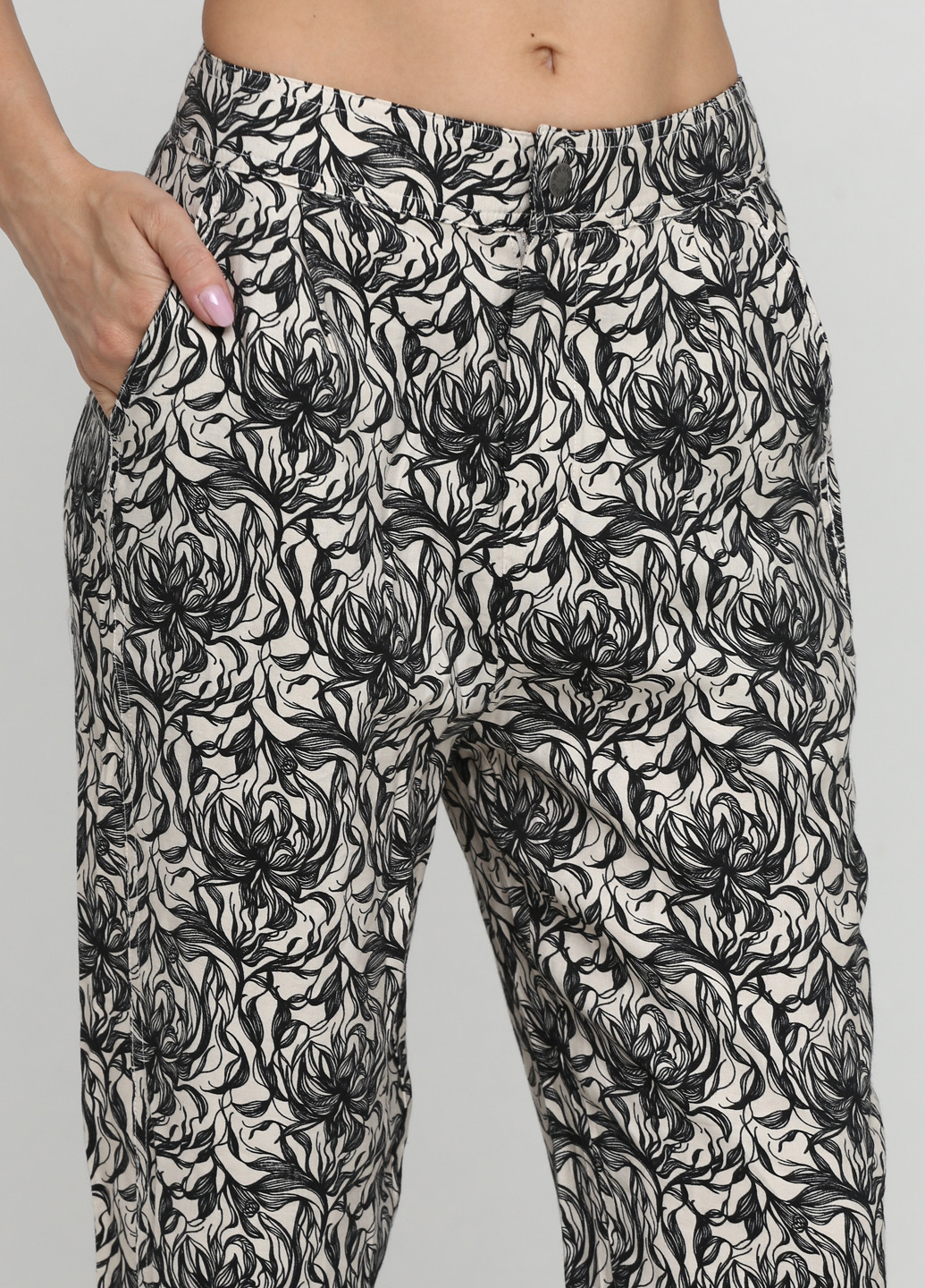 Комбинированные кэжуал демисезонные прямые брюки Pepe Jeans