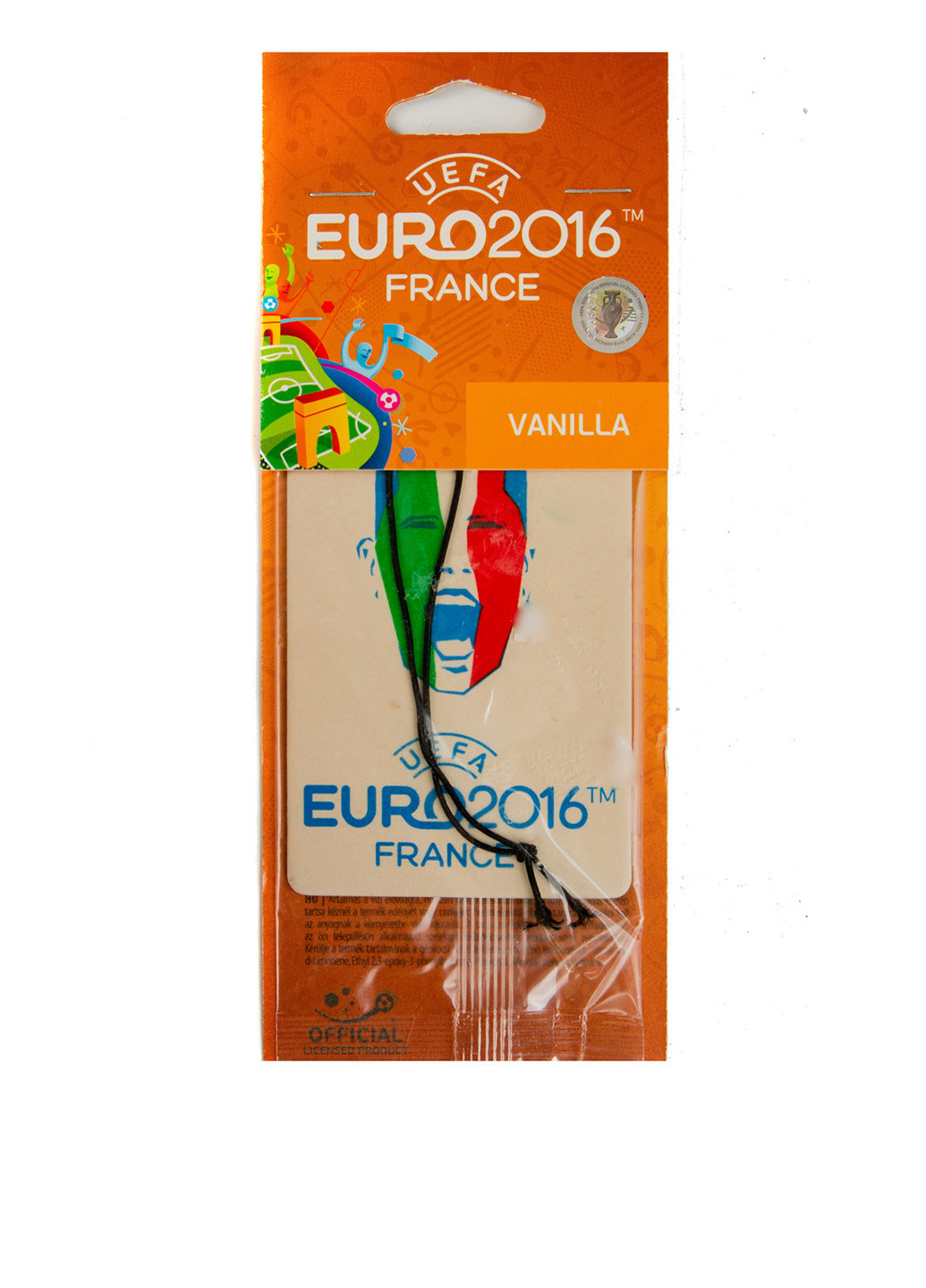 Ароматизатор, 10х7 см Tm Uefa Euro 2016 белая