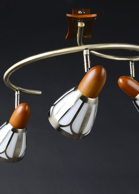 Светильник настенно-потолочный спот поворотный накладной HTL-157C/3 E14 Brille (253893706)