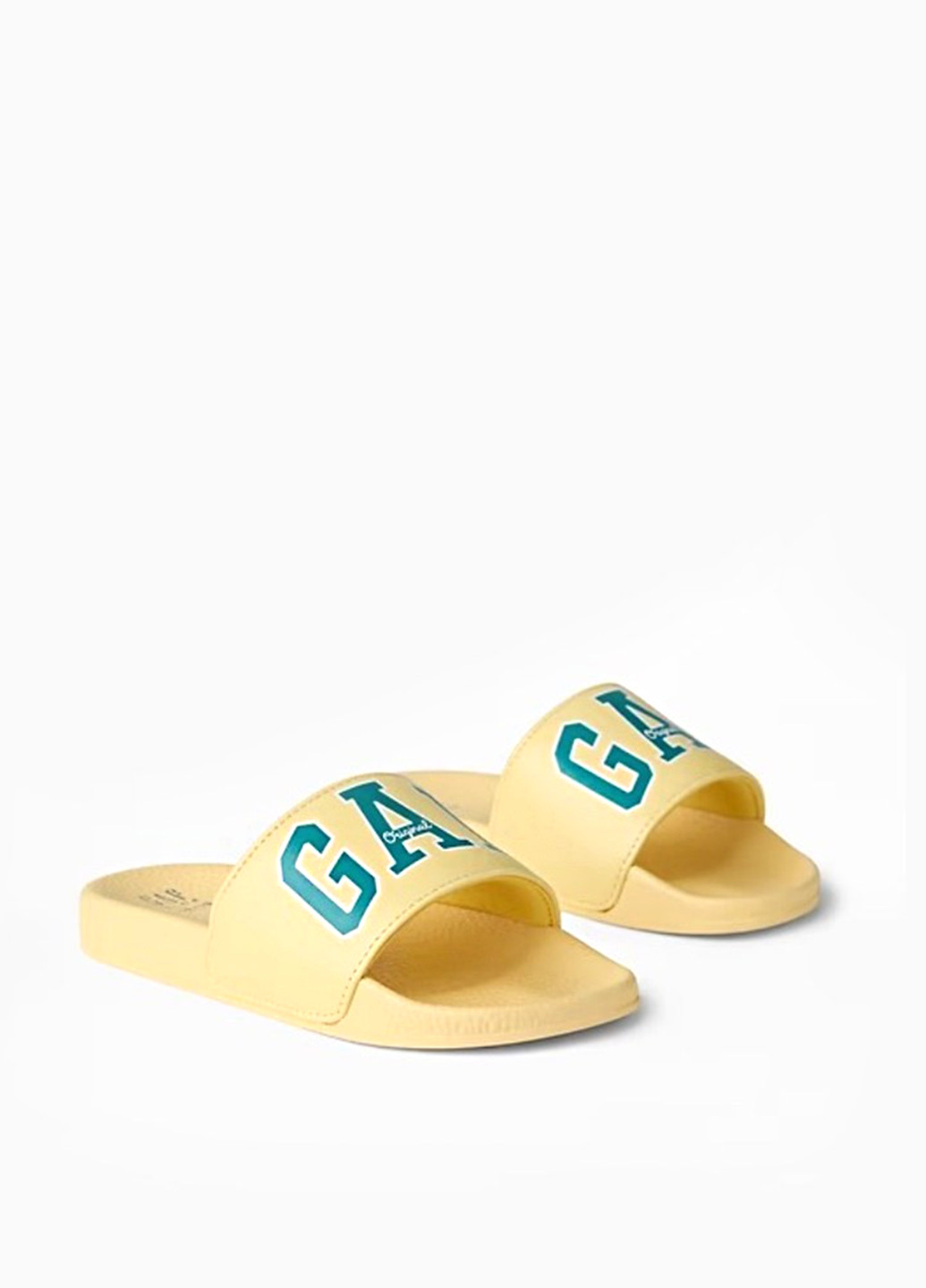 Желтые пляжные, кэжуал шлепанцы Gap