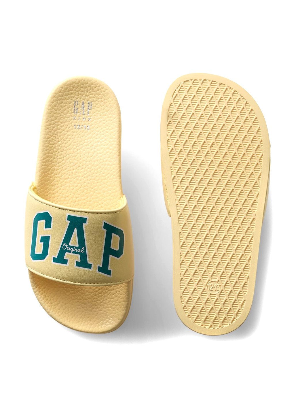 Желтые пляжные, кэжуал шлепанцы Gap