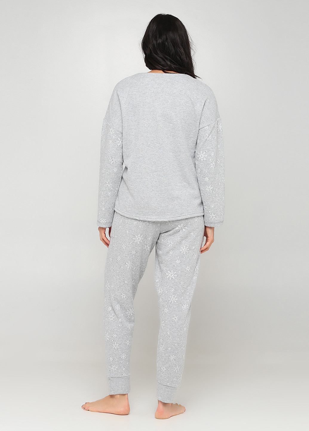 Серая всесезон пижама (свитшот, брюки) свитшот + брюки mihra