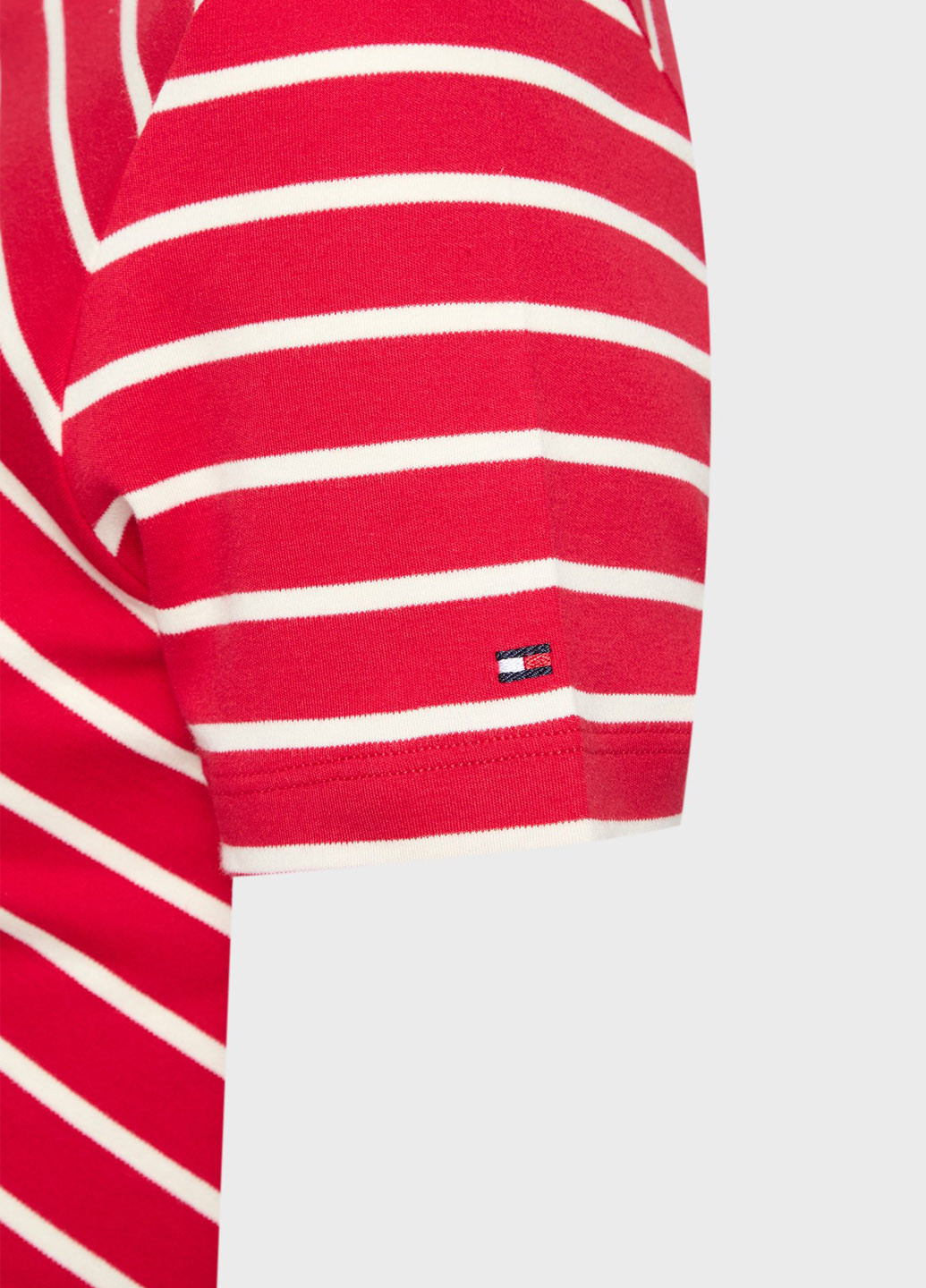 Красное кэжуал платье Tommy Hilfiger в полоску