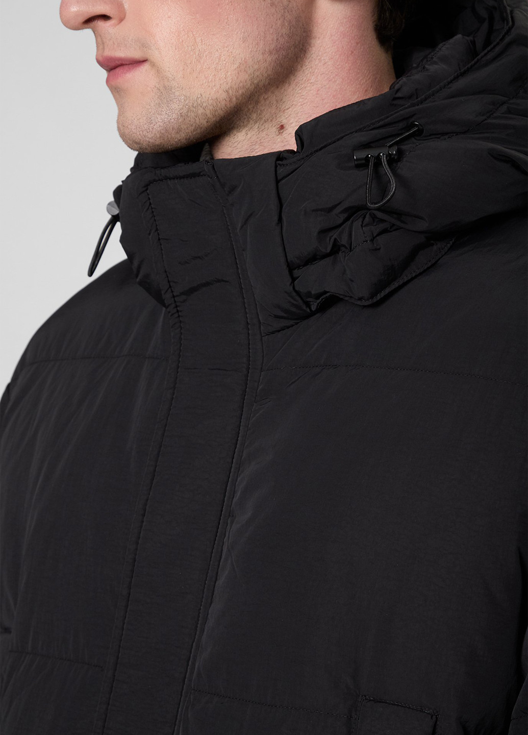 Чорний зимній Пуховик PRPY