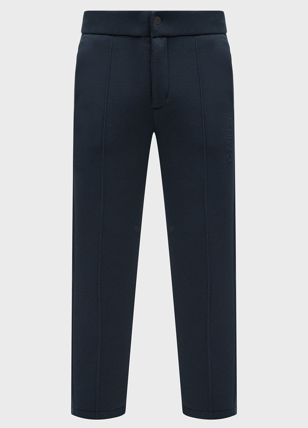 Темно-синие спортивные демисезонные прямые брюки Calvin Klein