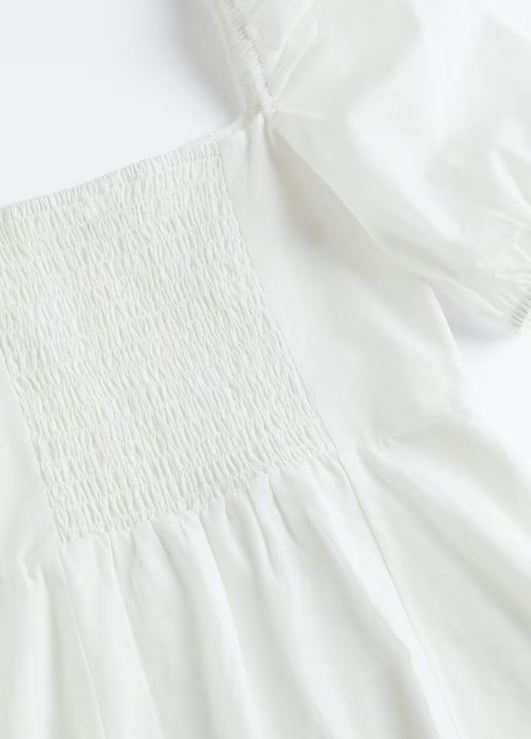 Білий кежуал сукня а-силует H&M однотонна