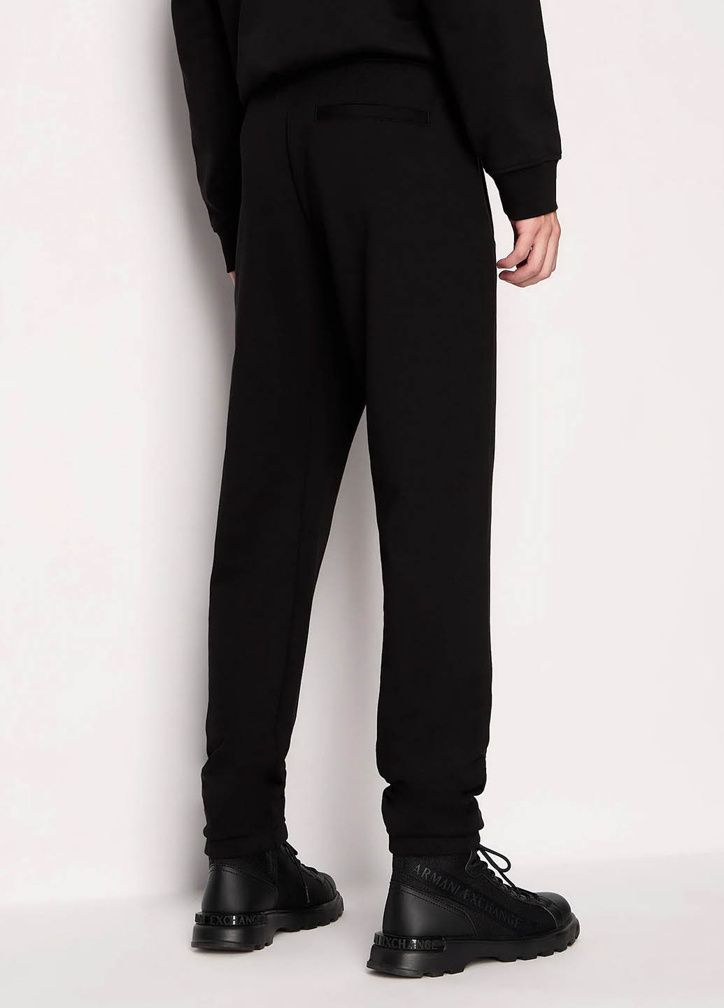 Черные кэжуал демисезонные джоггеры брюки Armani Exchange