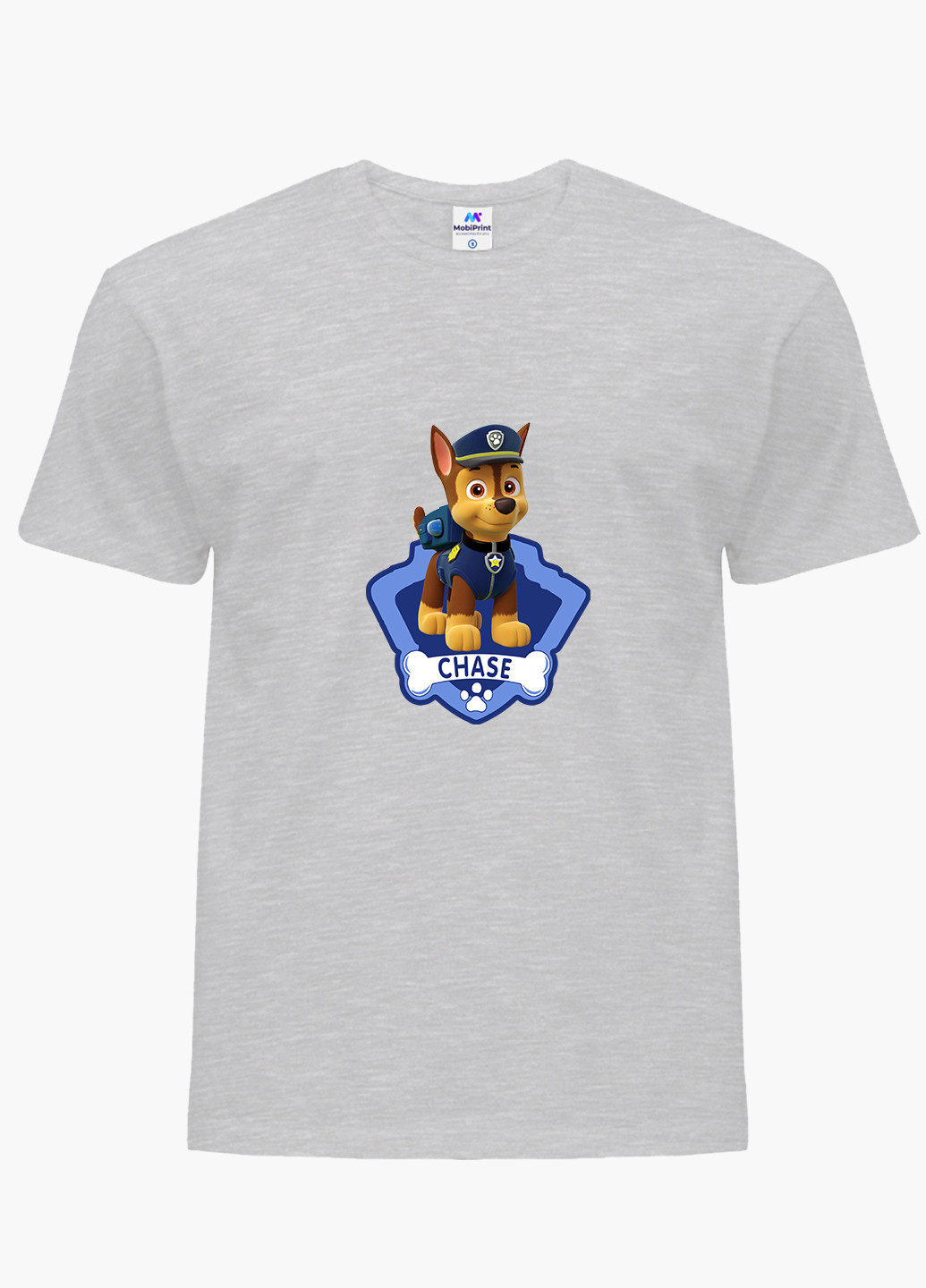 Світло-сіра демісезонна футболка дитяча щенячий патруль (paw patrol) (9224-1610) MobiPrint