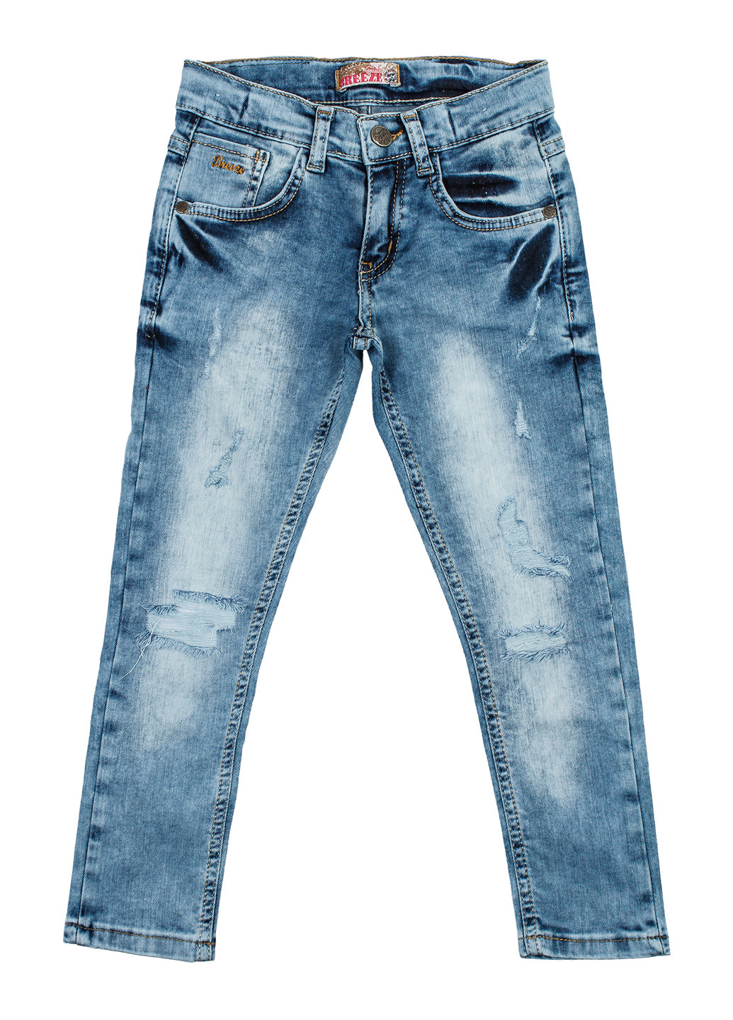 Синие демисезонные джинсы Breeze