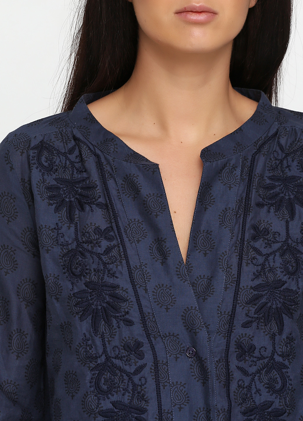 Темно-синее кэжуал платье Kookai с геометрическим узором