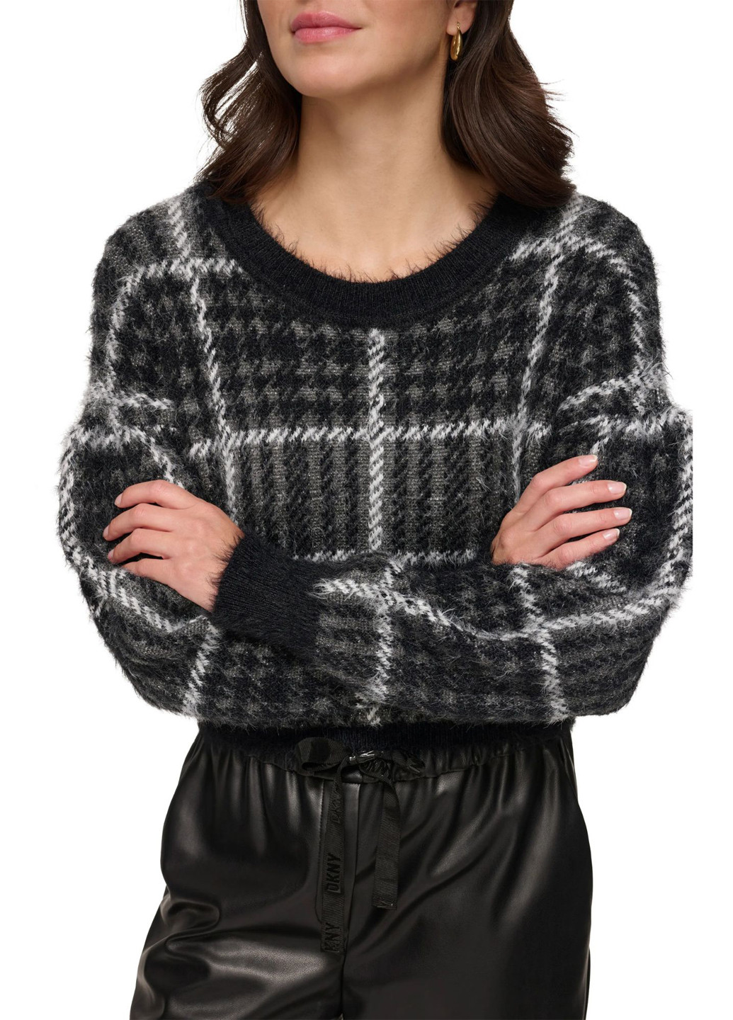 Чорний демісезонний светр джемпер DKNY