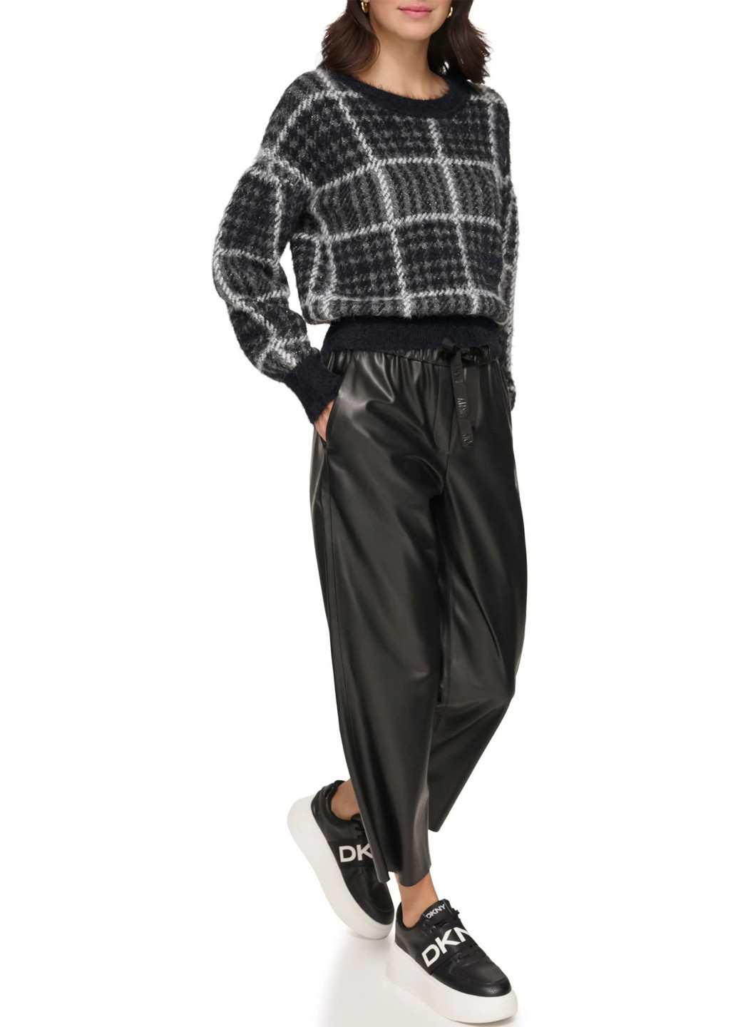 Чорний демісезонний светр джемпер DKNY