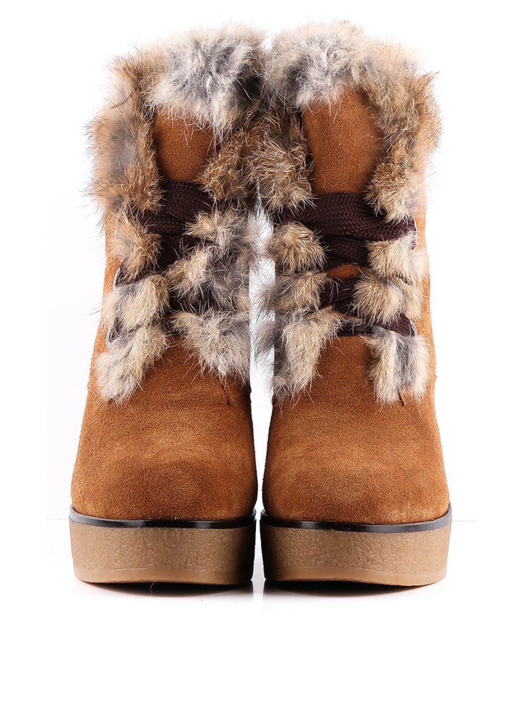 Зимние ботинки Sasha Fabiani с мехом из натуральной замши