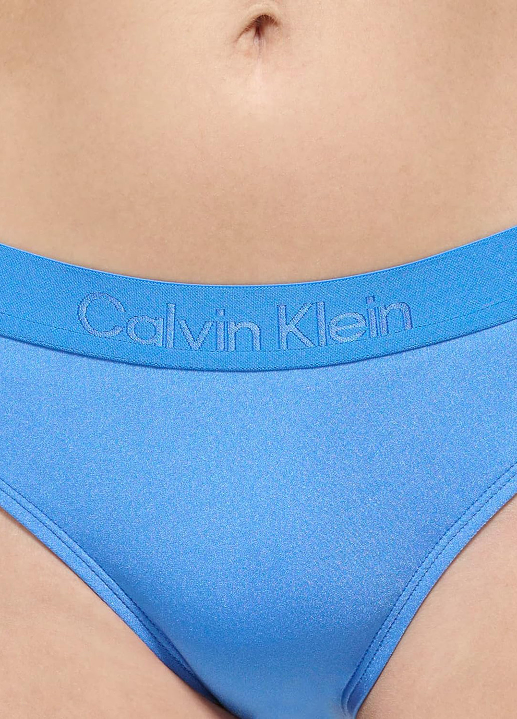 Голубой летний купальник раздельный, бикини Calvin Klein