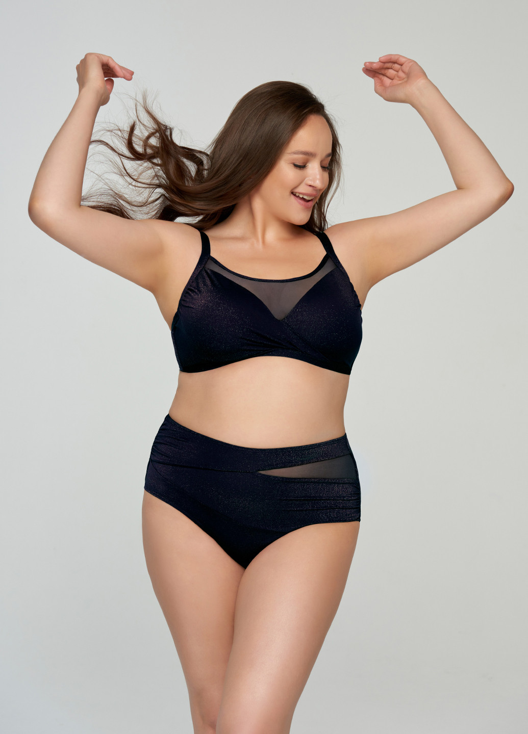 Темно-синие купальные трусики однотонные Marc & André