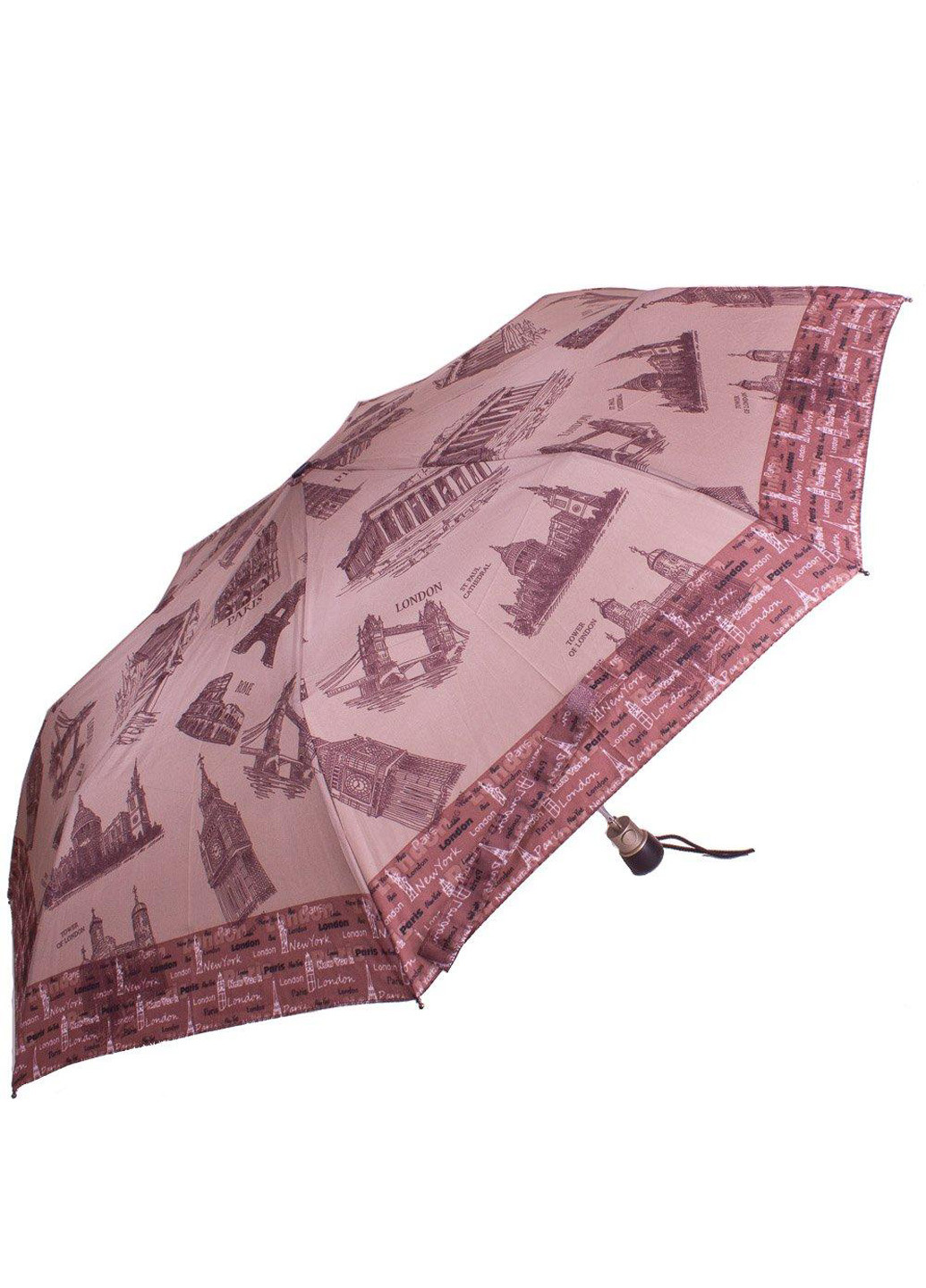 Женский складной зонт полуавтомат 99 см Airton (194321130)