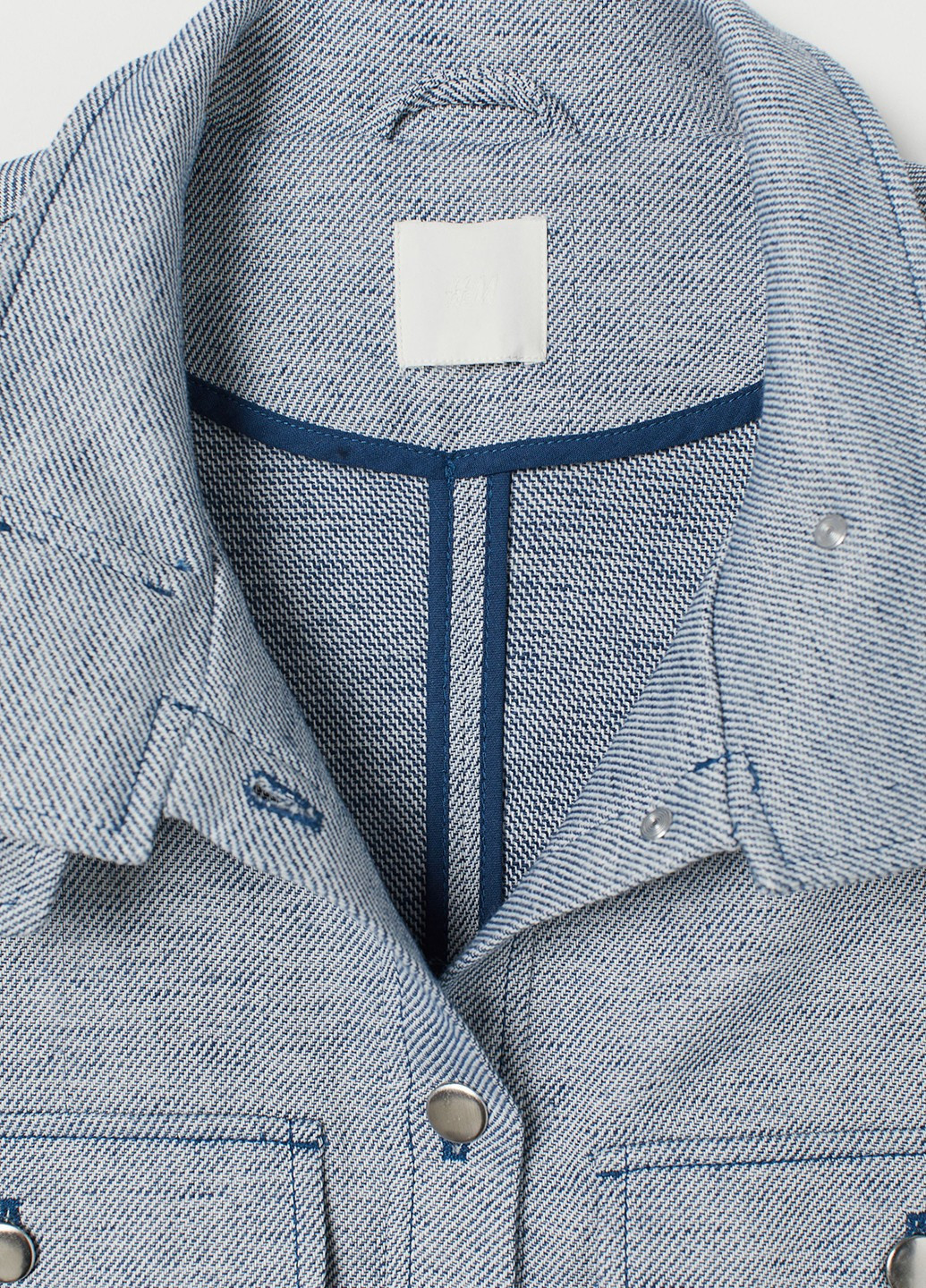 Блакитна демісезонна куртка H&M