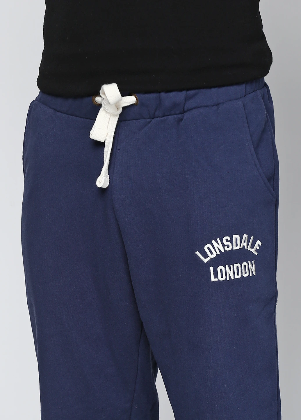 Синие спортивные демисезонные брюки Lonsdale
