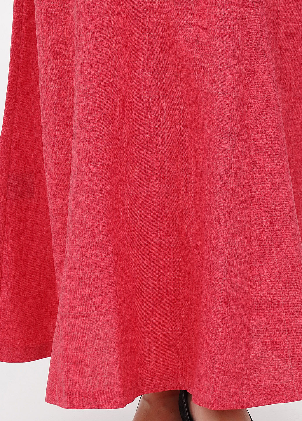 Розовое кэжуал платье бандо Dioni однотонное
