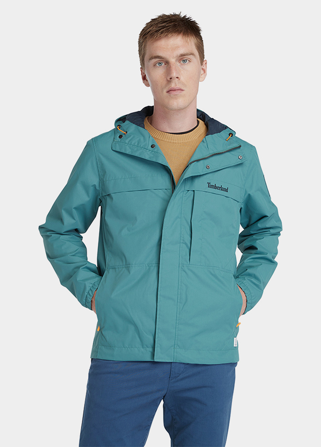 Бирюзовая демисезонная куртка Timberland Benton Water-Resistant Shell