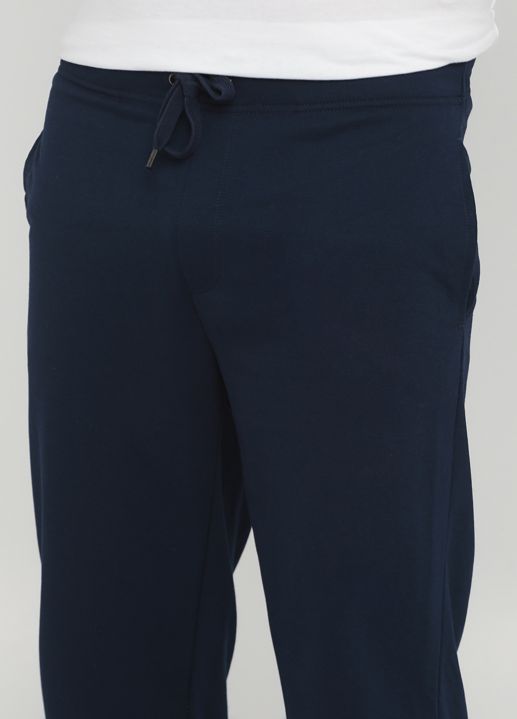 Темно-синие спортивные демисезонные зауженные брюки Livergy