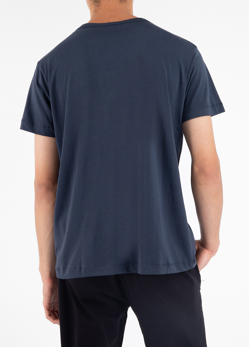 Темно-синяя футболка Roberto Cavalli