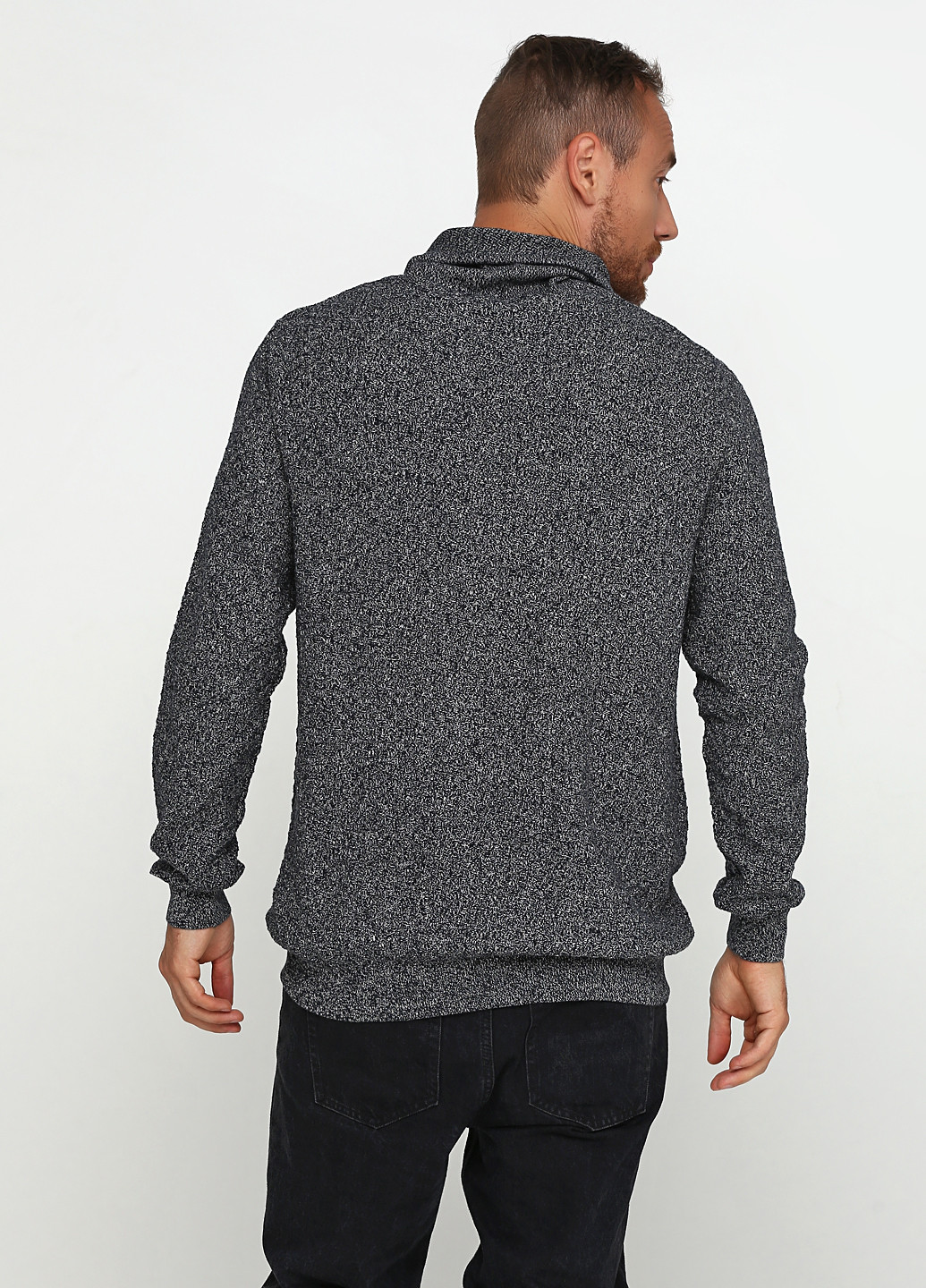 Грифельно-серый демисезонный свитер Springfield