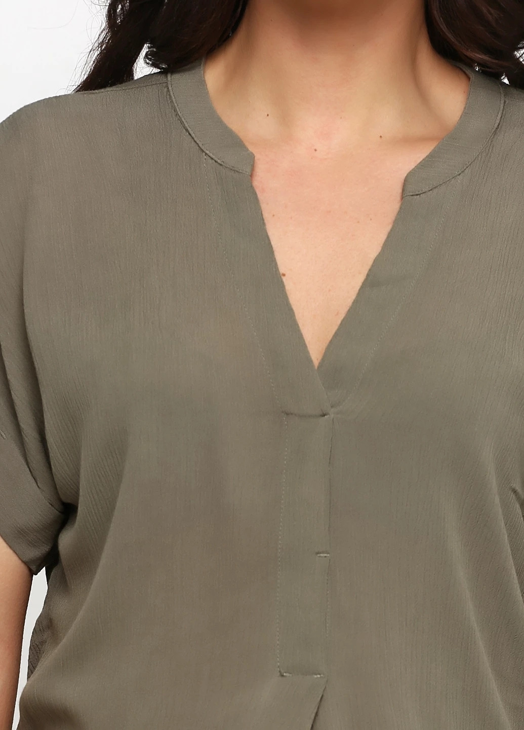 Оливкова (хакі) демісезонна блузка H&M