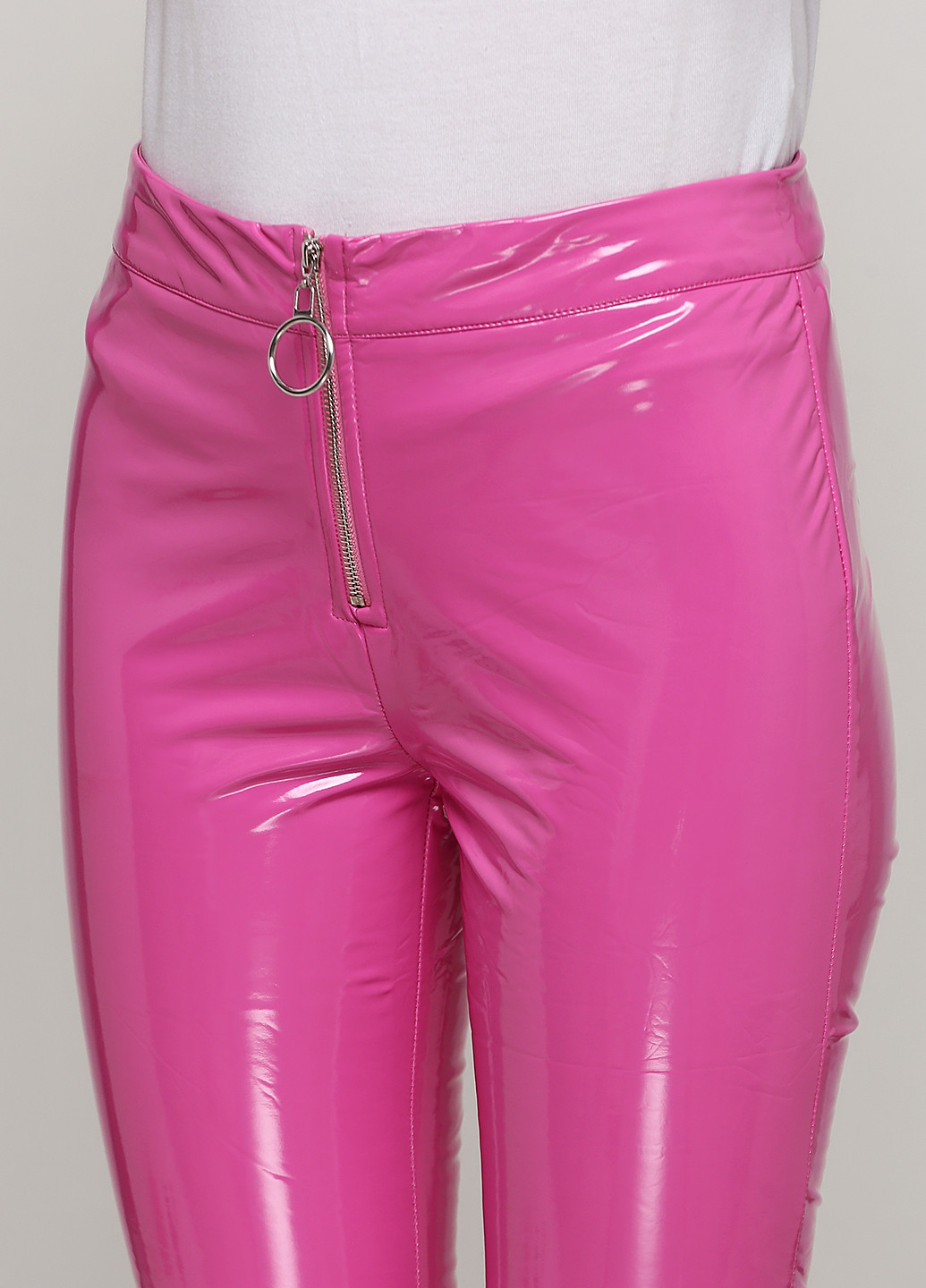 Розовые кэжуал демисезонные зауженные брюки IN VOGUE