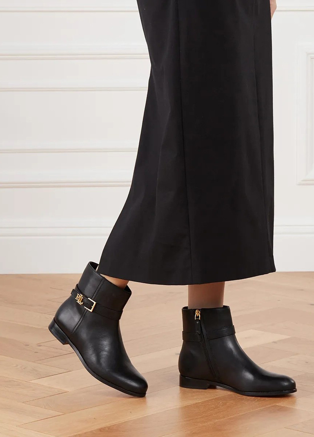 Осенние ботинки Ralph Lauren с логотипом